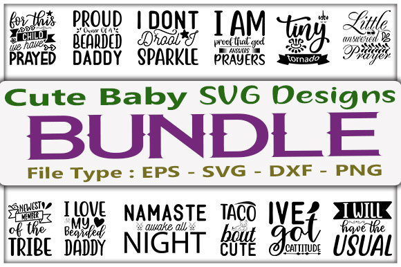 Download Cute Baby Design Bundle - Cute Collection