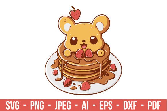 Download Cute Rilakkuma Pancake SVG - Cute Collection