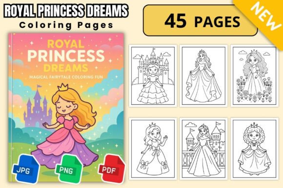 Download Royal Princess Dreams Coloring - Royal princess Collection