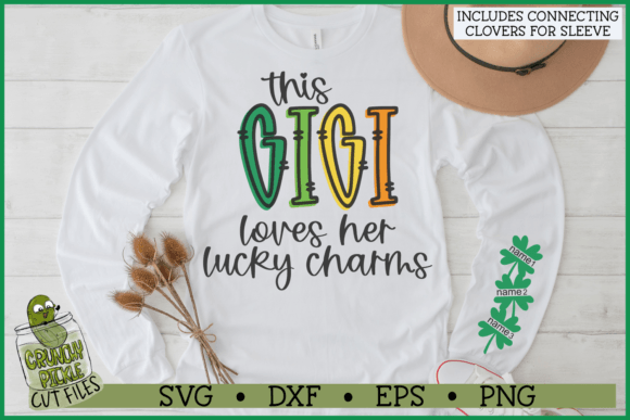 Download Gigi Loves Her Lucky Charms Sleeve SVG - Premium Bundle